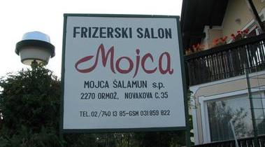 ŠALAMUN MOJCA S.P. - FRIZERSKI SALON MOJCA